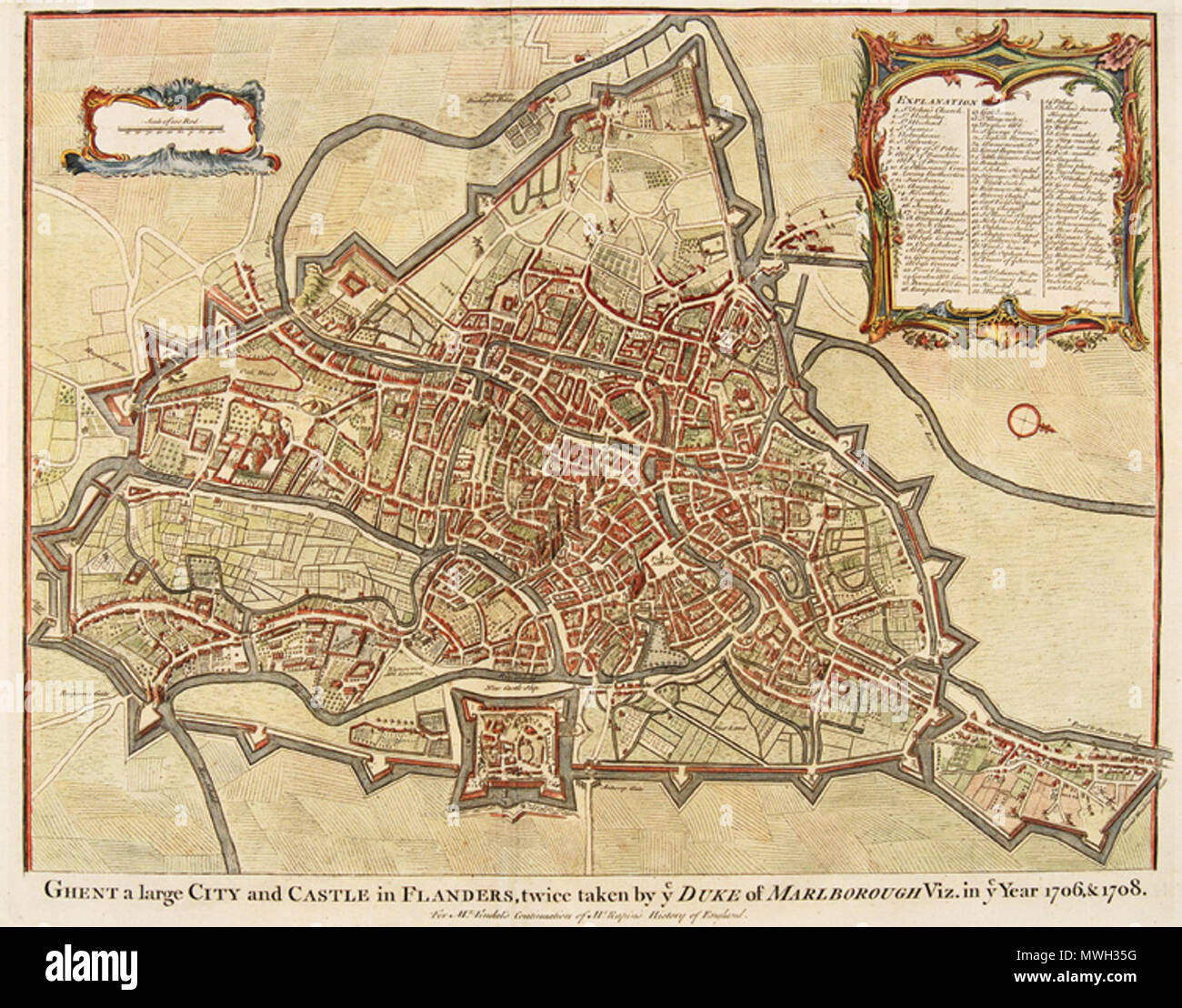 . Inglese: Gand da Paolo RAPIN DE THOYRAS, 2 . Il 9 maggio 2008. RAPIN DE THOYRAS, Paolo, 1745 242 Gand da Paolo RAPIN DE THOYRAS, 2 Foto Stock