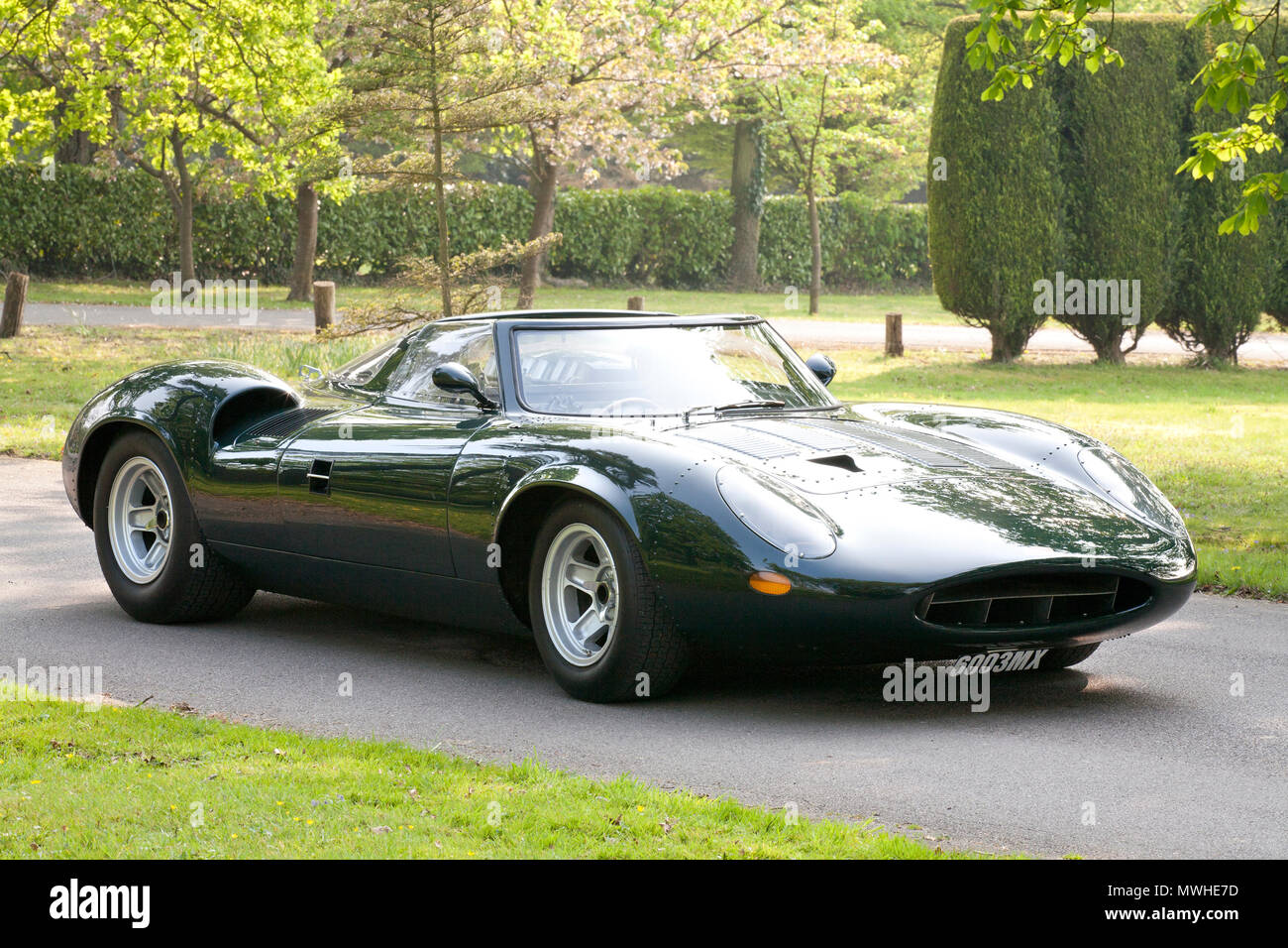 Jaguar XJ13 sviluppato da giaguari Engneering direttore William Heynes e progettato Malcolm Sayer nella metà degli anni sessanta per competere in Le Mans ma mai gareggiato Foto Stock