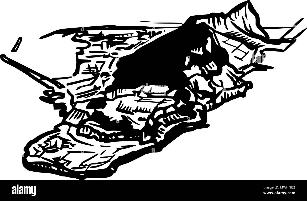 Rocca di Gibilterra Illustrazione Vettoriale