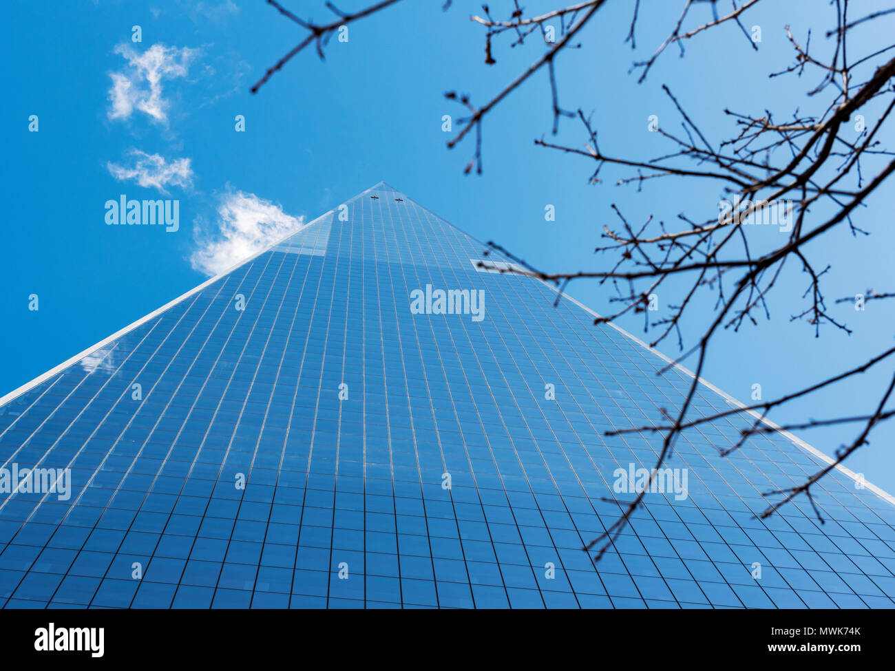 One World Trade Center di New York City, Stati Uniti d'America Foto Stock