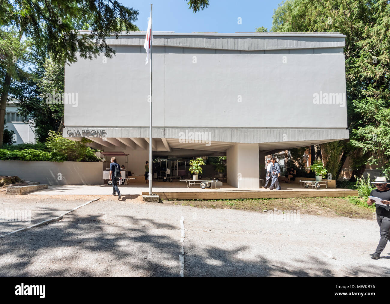 Il padiglione del Giappone (architetto: Takamasa Yoshizaka, 1956), Architettonico etnografia mostra, XVI Biennale di Architettura di Venezia 2018 Foto Stock