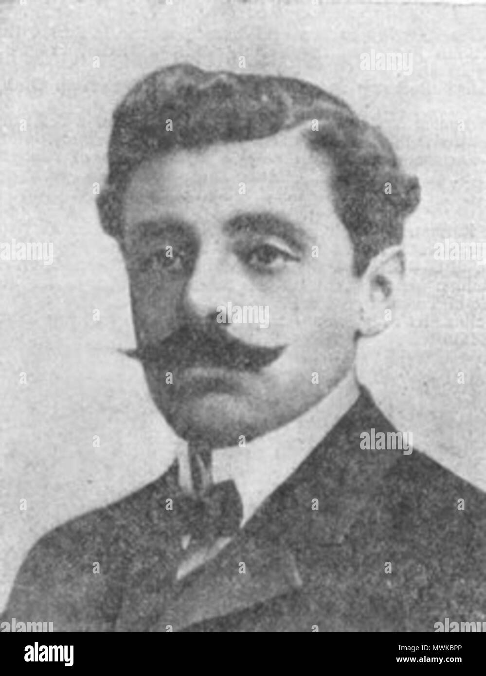 . Pedro Paulet en 1910 . 1910. Max T. Vargas 474 Pedro Paulet Foto Stock