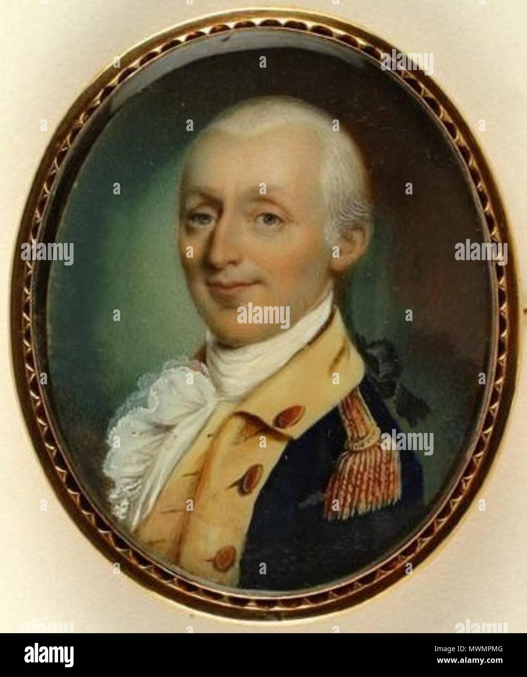 . Inglese: Philip Van Cortlandt (1749-1831) . circa 1783. John Ramage 481 Philip Van Cortlandt (1749-1831) Foto Stock