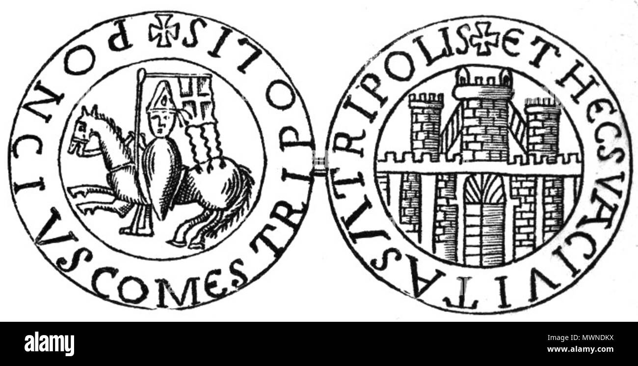 . Inglese: Pons di Tripoli . 1894. Thomas Andrew Archer, Charles Lethbridge Kingsford 493 Pons di Tripoli Foto Stock