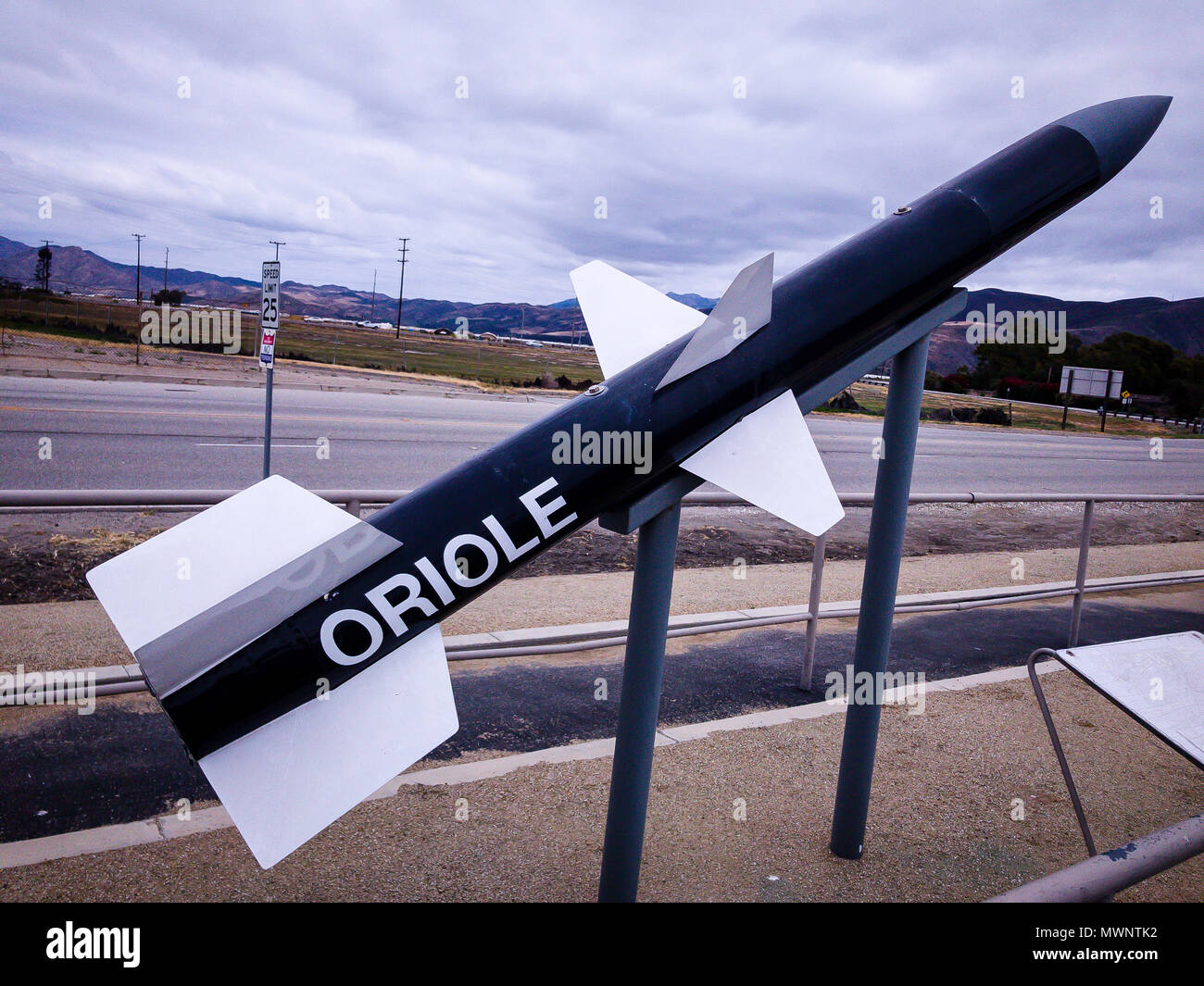 Stock Photo : Rigogolo Missile , Point Mugu Missile Park, Port Hueneme, California, Stati Uniti © Hugh Peterswald/Alamy Foto Stock