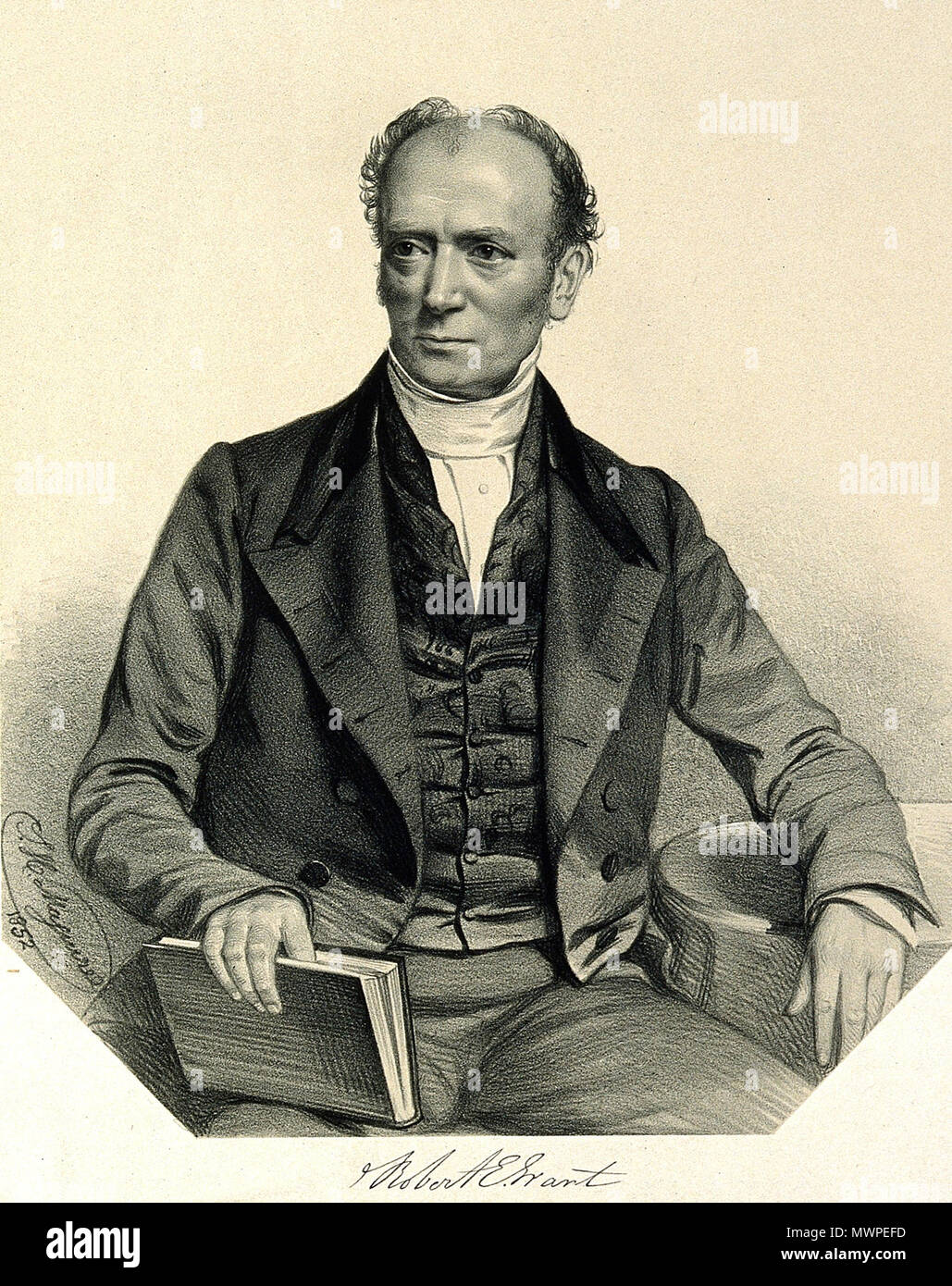 . Inglese: una riproduzione fotografica di una litografia . Pubblicato in 1852. Sconosciuto 524 Robert Grant72 Foto Stock