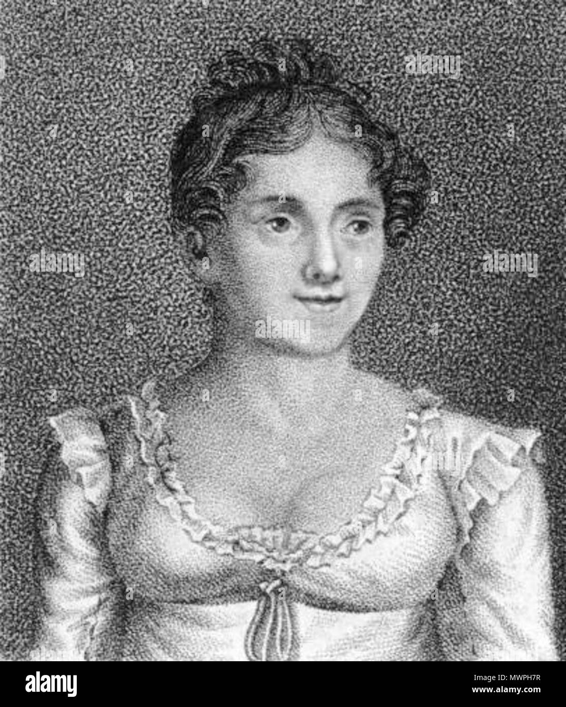 . Inglese: Italiano cantante lirica Rosmunda Pisaroni (1793-1872) da Giovanni Antonio Sasso (18.-18..). Incisione da imbianchino. Xix secolo. Giovanni Antonio Sasso 529 Rosmunda Pisaroni da Giovanni Antonio Sasso Foto Stock