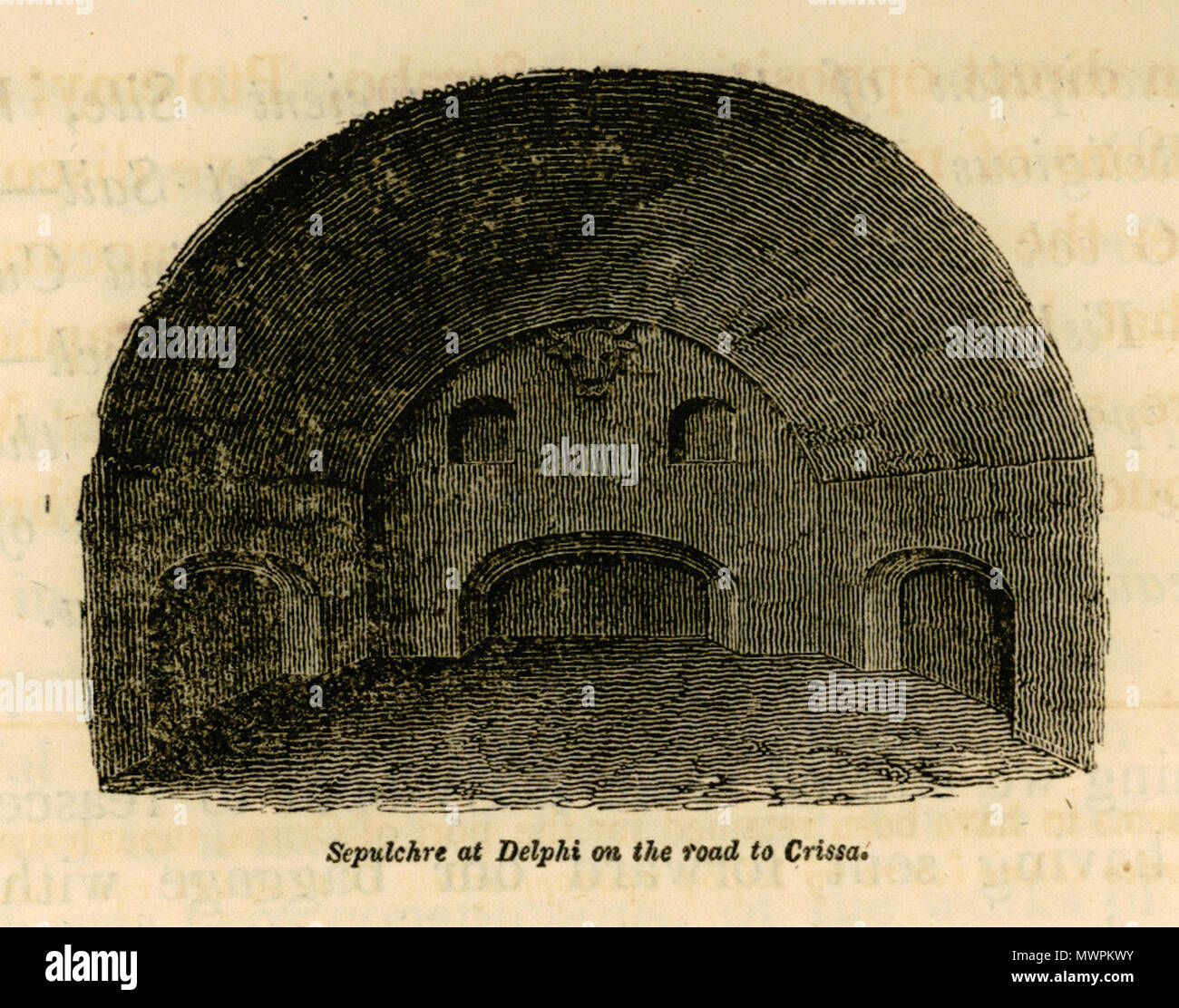 . Inglese: Thomas Smart Hughes, viaggia in Sicilia la Grecia e Albania… illustrato con incisioni di mappe scenario piani, vol. Ho, Londra, J. Mawman, 1820. 1820. Thomas Smart Hughes (1786-1847) Descrizione teologo e chierico chierico inglese, teologo e storico della data di nascita e morte 25 Agosto 1786 11 agosto 1847 Luogo di nascita e morte Nuneaton Edgware competente controllo : Q7794018 VIAF: 284359704 ISNI: 0000 0000 6127 5957 LCCN: N92027463 GND: 172147220 SUDOC: 151548641 WorldCat 552 Sepolcro a Delphi sulla strada di Crissa - Hughes Thomas Smart - 1820 Foto Stock