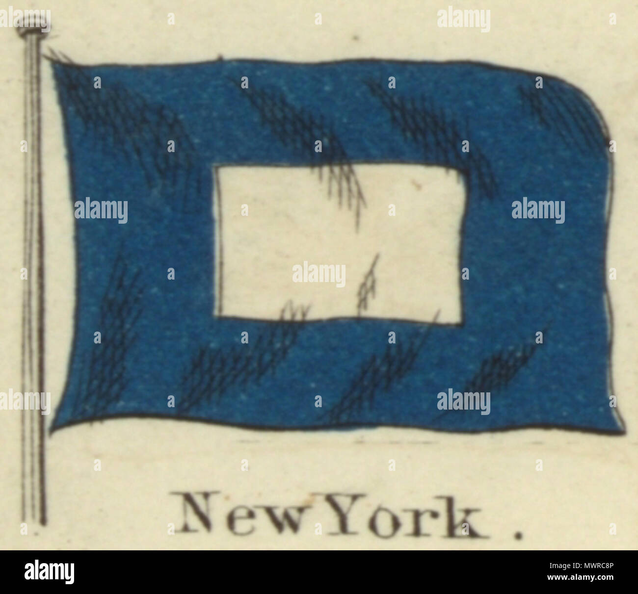 . Inglese: segnali per i piloti. New York. Johnson nuovo grafico di emblemi nazionali, 1868.jpg Johnson nuovo grafico di emblemi nazionali. La stampa mostra le bandiere dei vari paesi, quelle percorse da navi e il 'Signals per piloti." nell'angolo in alto a sinistra è il 'degli Stati Uniti 37-stella bandiera, nell'angolo in alto a destra è il "Royal Standard del Regno Unito Gran Bretagna & Irlanda'; nell'angolo in basso a sinistra è il "russo" Standard e nell'angolo in basso a destra è il 'Standard francese." Il flag su questo foglio differiscono leggermente da quelli su di un altro foglio numerato 4 [top left] e 5 [in alto a destra Foto Stock