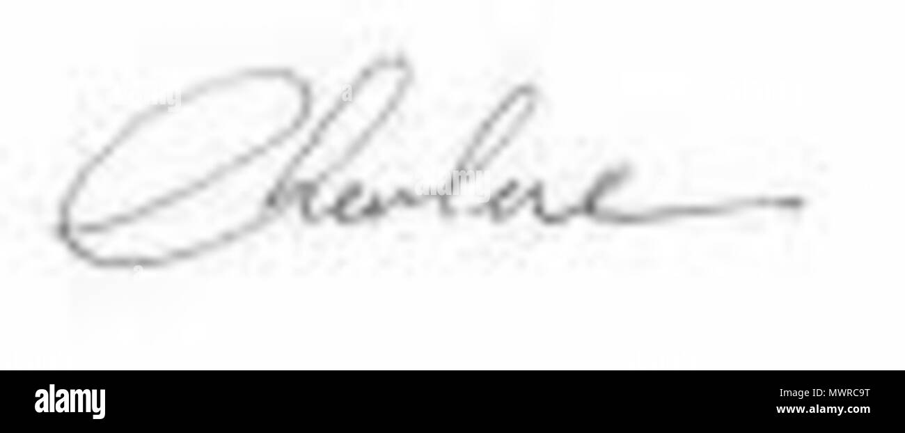 559 Firma di HSH Principessa Charlène di Monaco Foto Stock