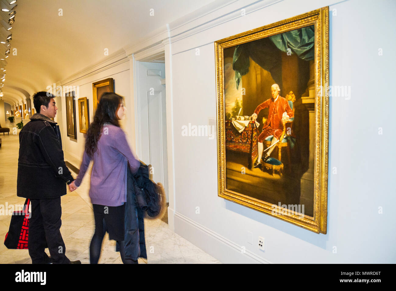 Washington DC DC, National Portrait Gallery, Donald W, Reynolds Center for American Art and Portraiture, collezione espositiva, Henry L Foto Stock