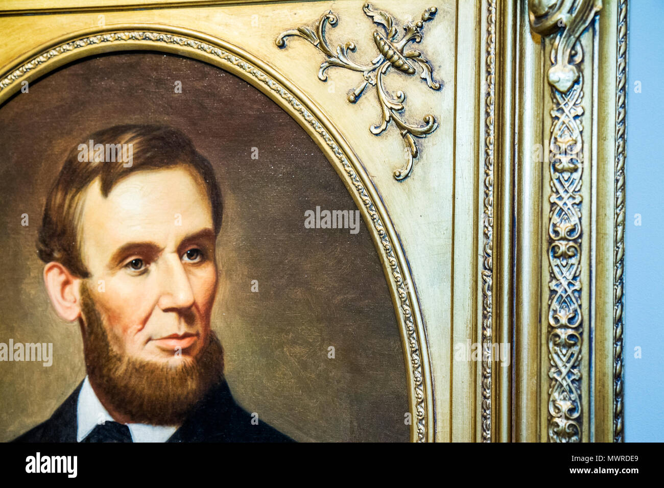 Washington DC DC, National Portrait Gallery, Donald W, Reynolds Center for American Art and Portraiture, American Origins Collection, mostra Foto Stock