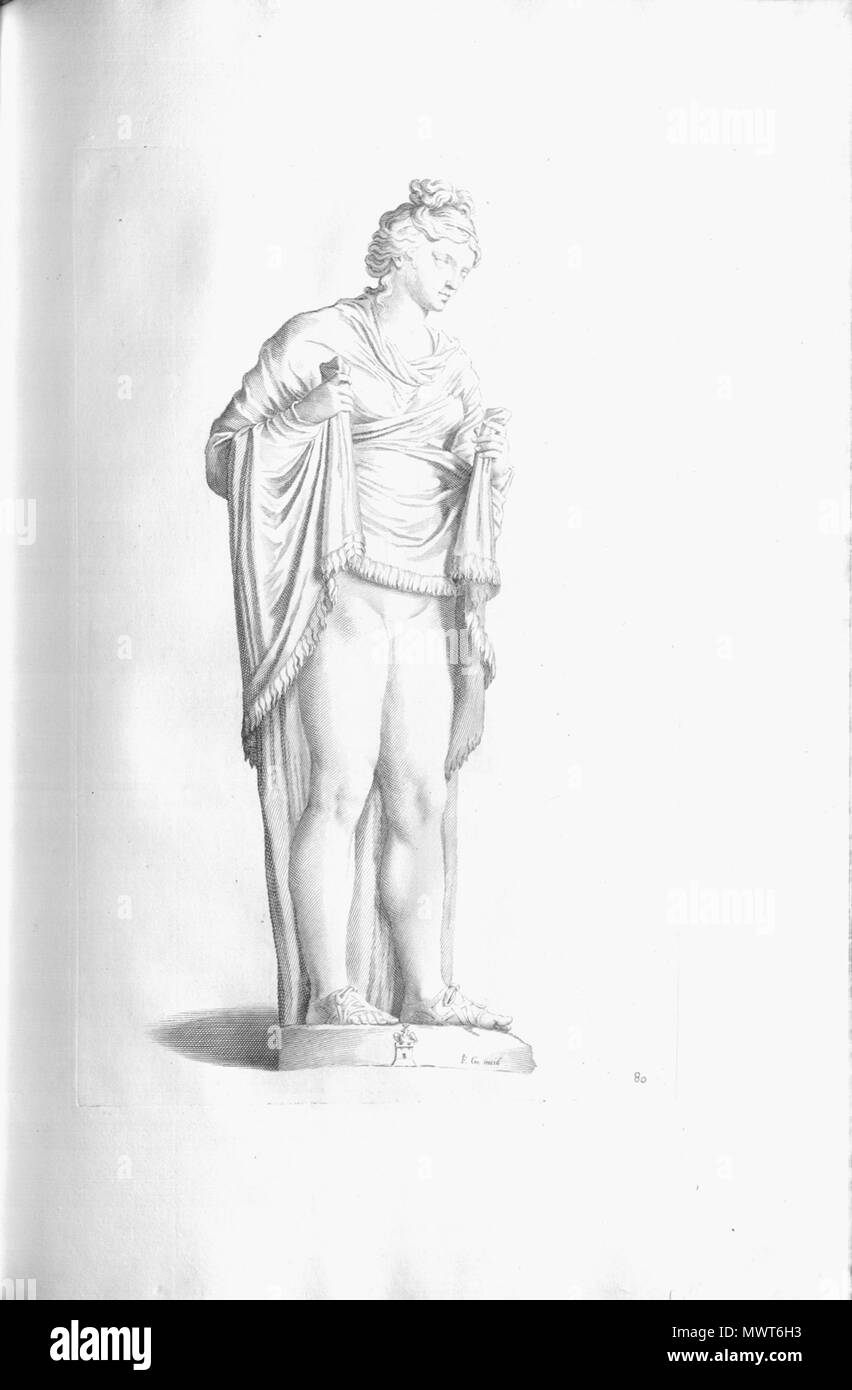 . Italiano: Statua di Ermafrodito tipo Anasyromenos, Roma, Museo Torlonia, proveniente dalla collezione Giustiniani . Il 16 febbraio 2012. Sconosciuto 574 Statua di Ermafrodito Anasyromenos Foto Stock