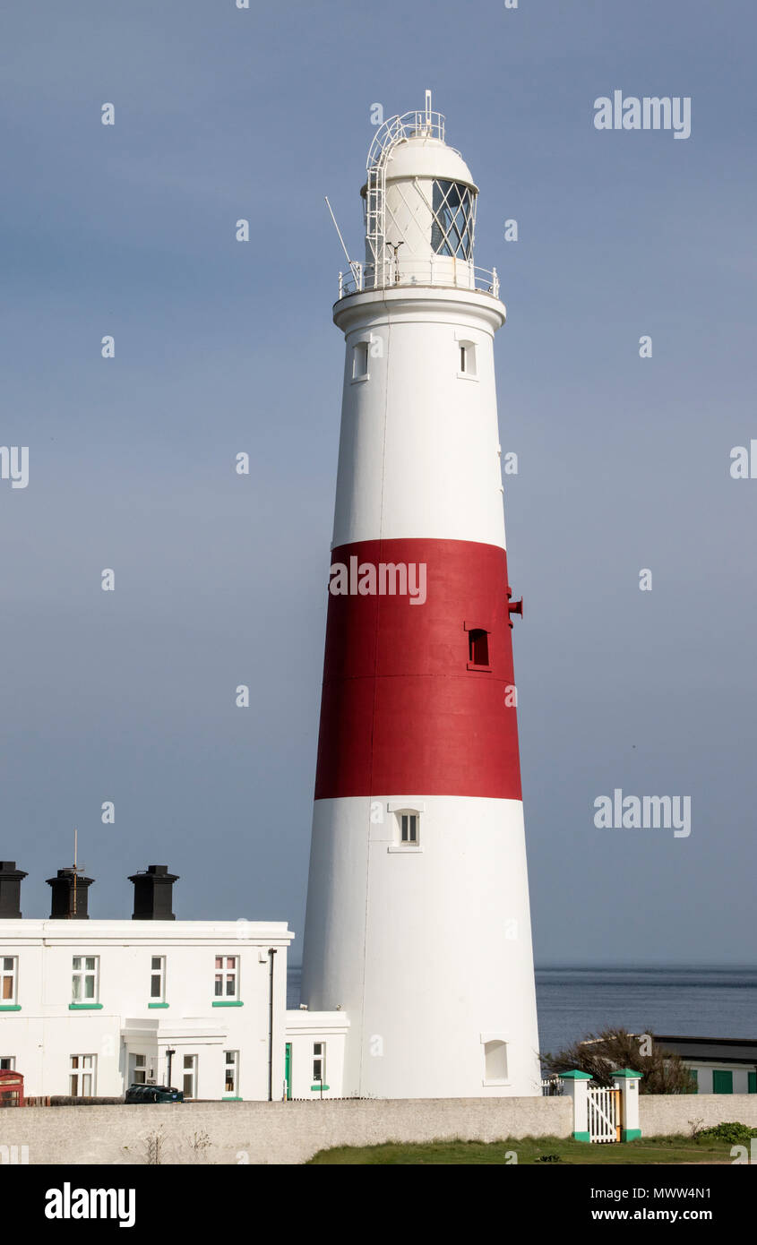 Faro di Portland Bill, Dorset, Inghilterra Foto Stock