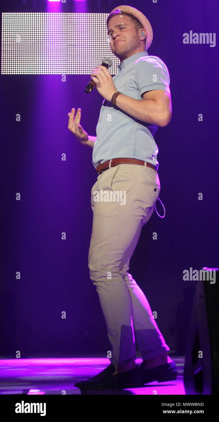 Liverpool,Uk Olly Murs esegue al Radio City live in Liverpool Echo Arena di credito Fairbrother Ian Foto Stock