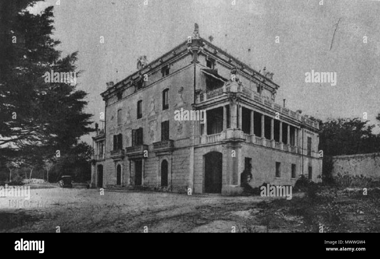 612 Torre Güell (Può Custó) en Pedralbes, Barcellona Foto Stock