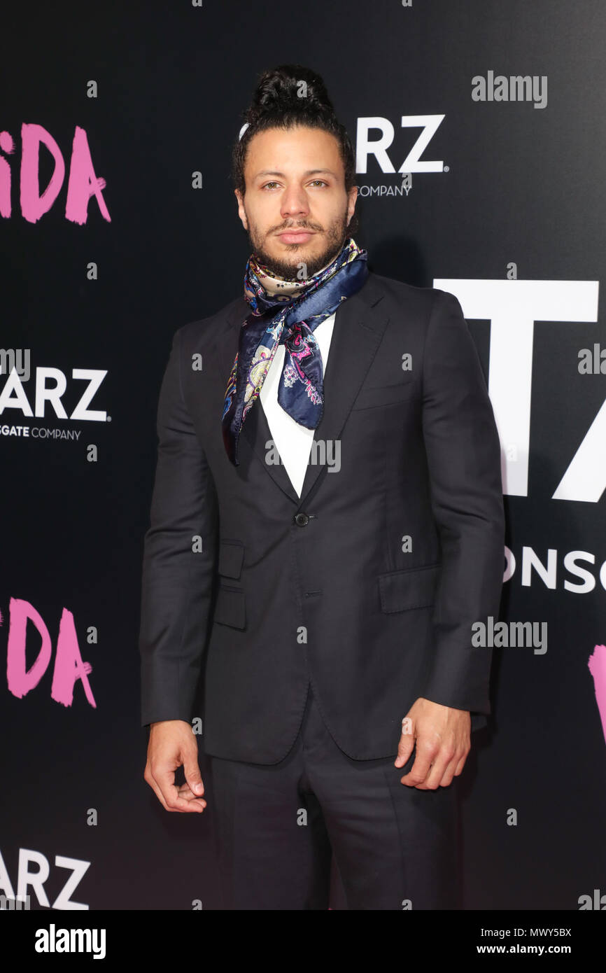 Premiere di STARZ 'Vida' è stato tenuto al Regal L.A. Vive a Los Angeles con: Ramses Jimenez Torres dove: Los Angeles, California, Stati Uniti quando: 01 maggio 2018 Credit: Sheri Determan/WENN.com Foto Stock