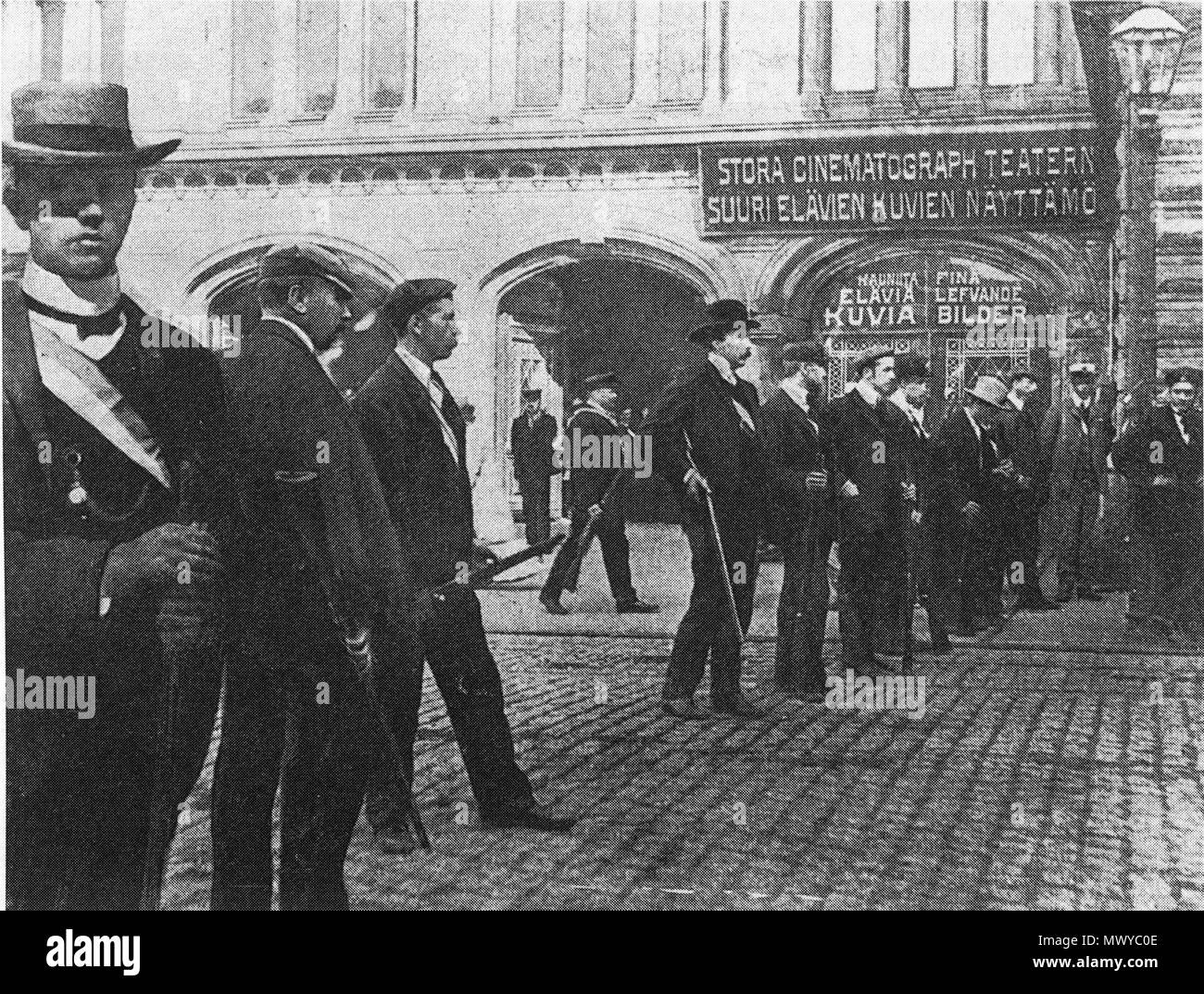 264 Hagnäskravallerna Foto Stock