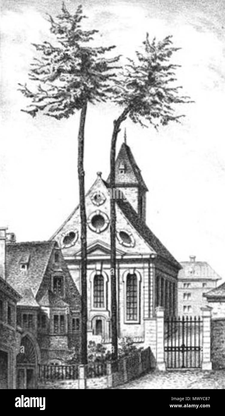 181 Eglise Sainte-Aurélie de Strasbourg-1865 Foto Stock