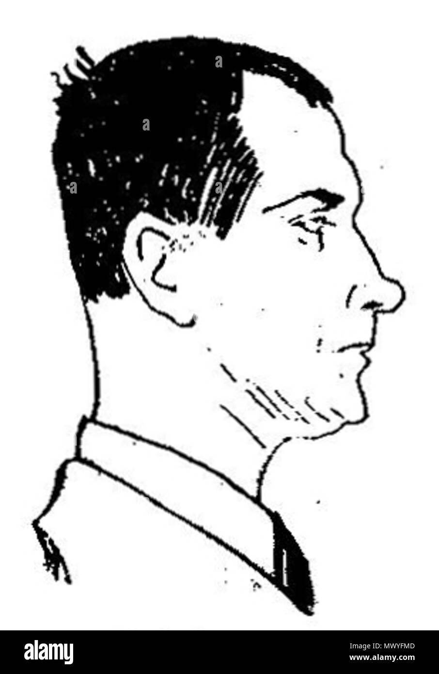 . Inglese: Kai Donner. 1921. Anonimo 168 Donner teckning Foto Stock