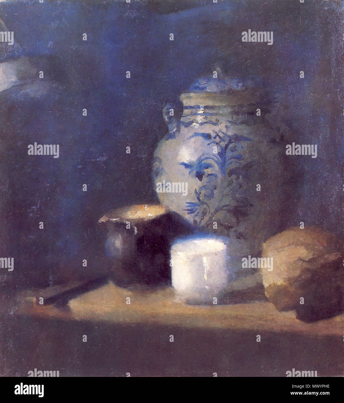 . Deutsch: Stilleben (1906) . 1906 578 Stroeher-1906-stilleben Foto Stock