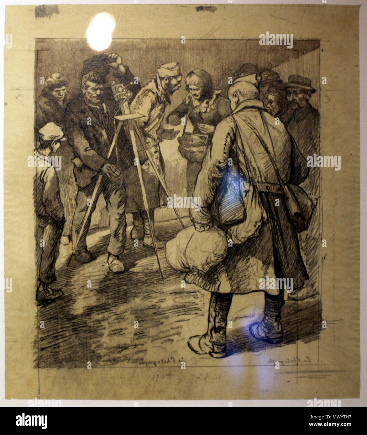 . Inglese: soldati della Prima Guerra Mondiale da Julien Le Blant . Rama 362 Le Blant IMG 5287 Foto Stock