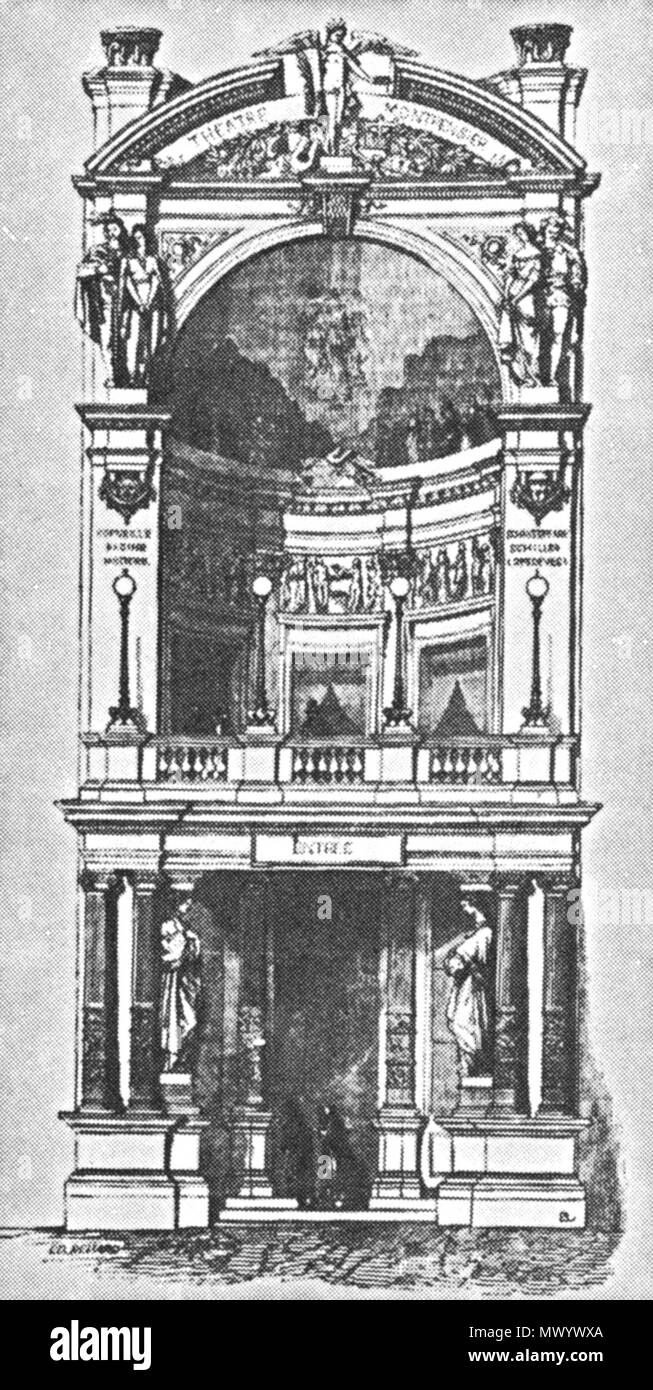 607 Théâtre Monpensier (Historique) - progettazione della facciata - Walshp6 Foto Stock