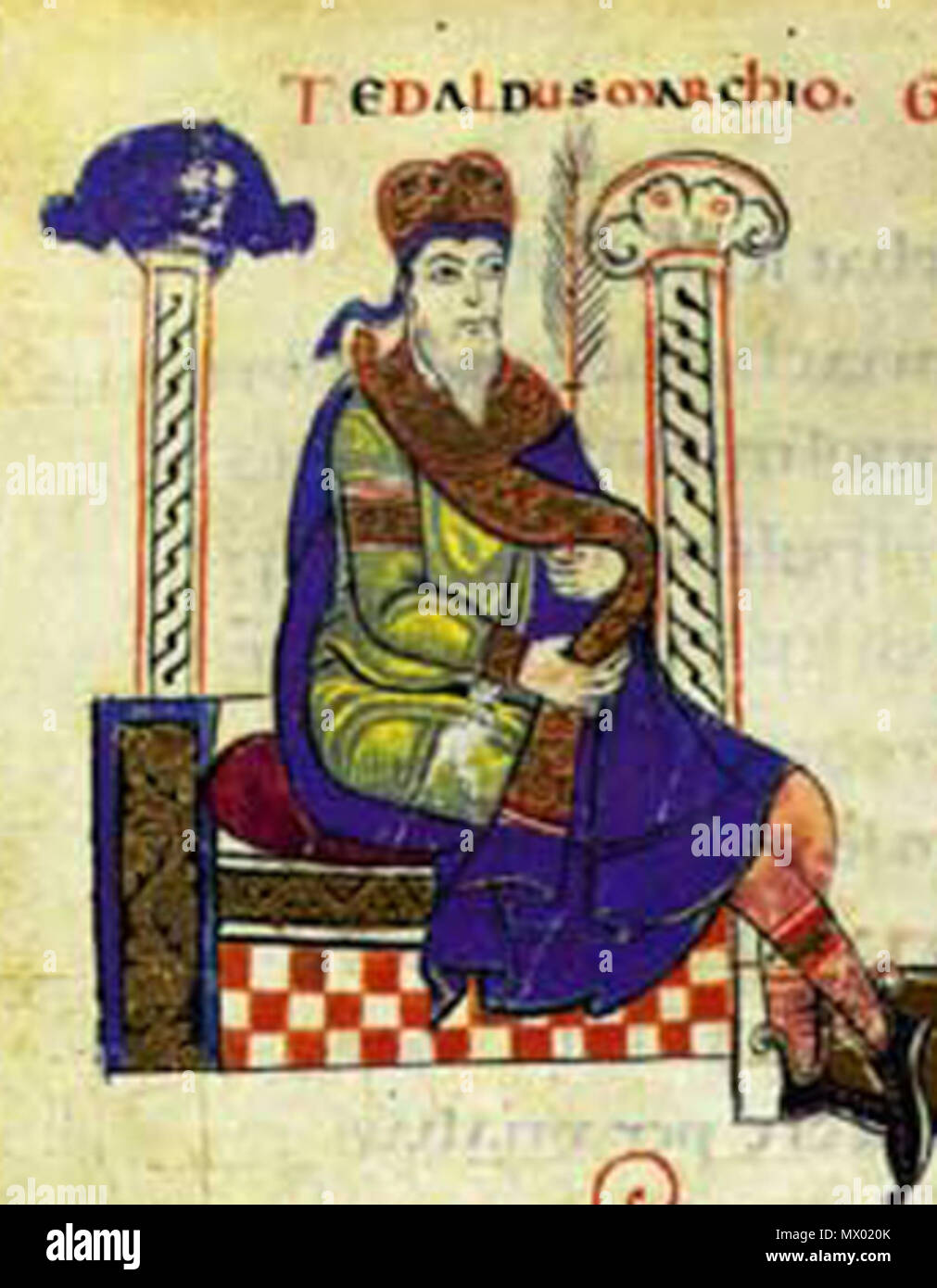 . Inglese: Marchio Tedald di Canossa . 10 agosto 2014, 17:04:06. Sconosciuto 589 Tedaldus marchio Foto Stock