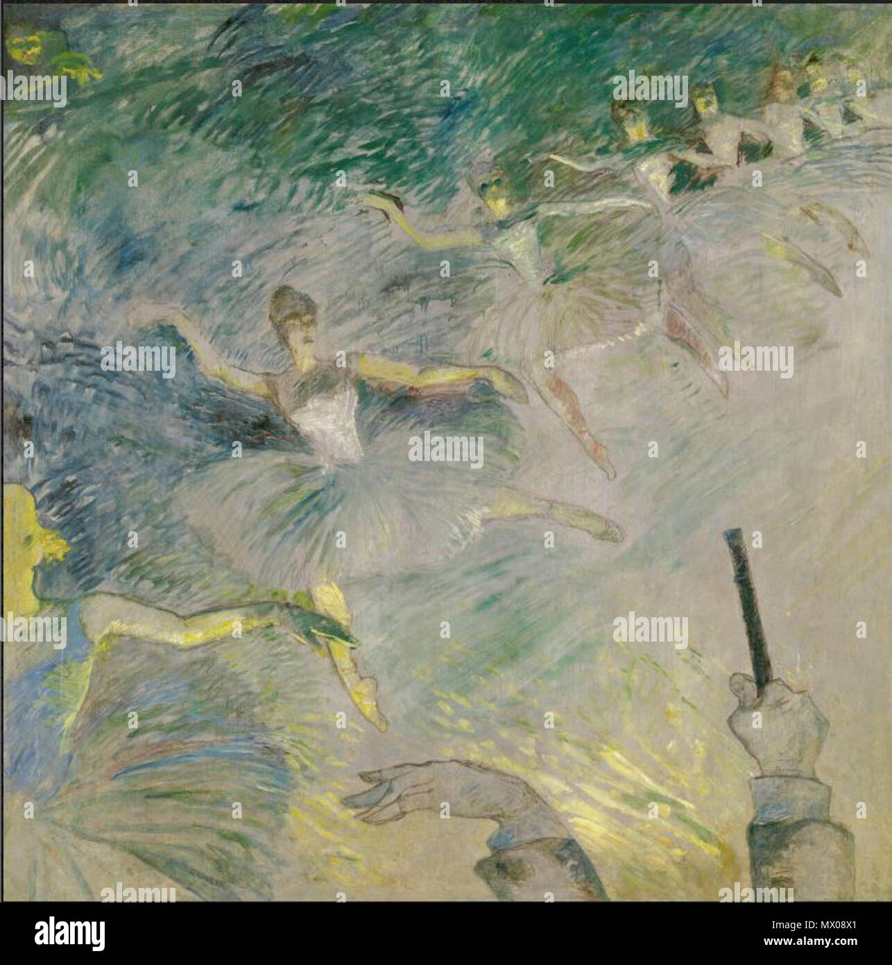 . Inglese: olio su intonaco trasferita su tela . 1885/86. Art Institute di Chicago 272 Henri de Toulouse-Lautrec Ballerini Foto Stock