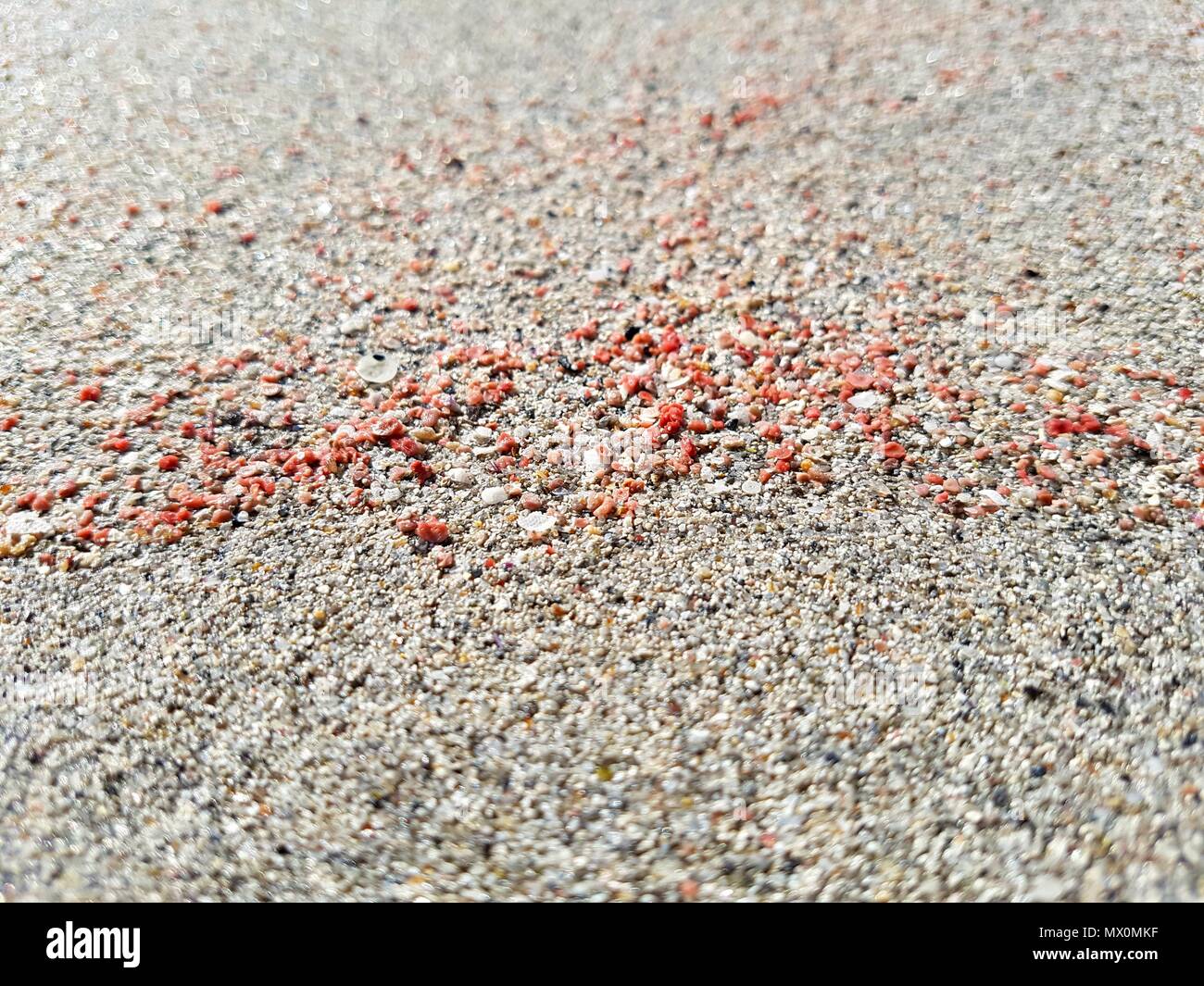 sabbia rosa Foto Stock