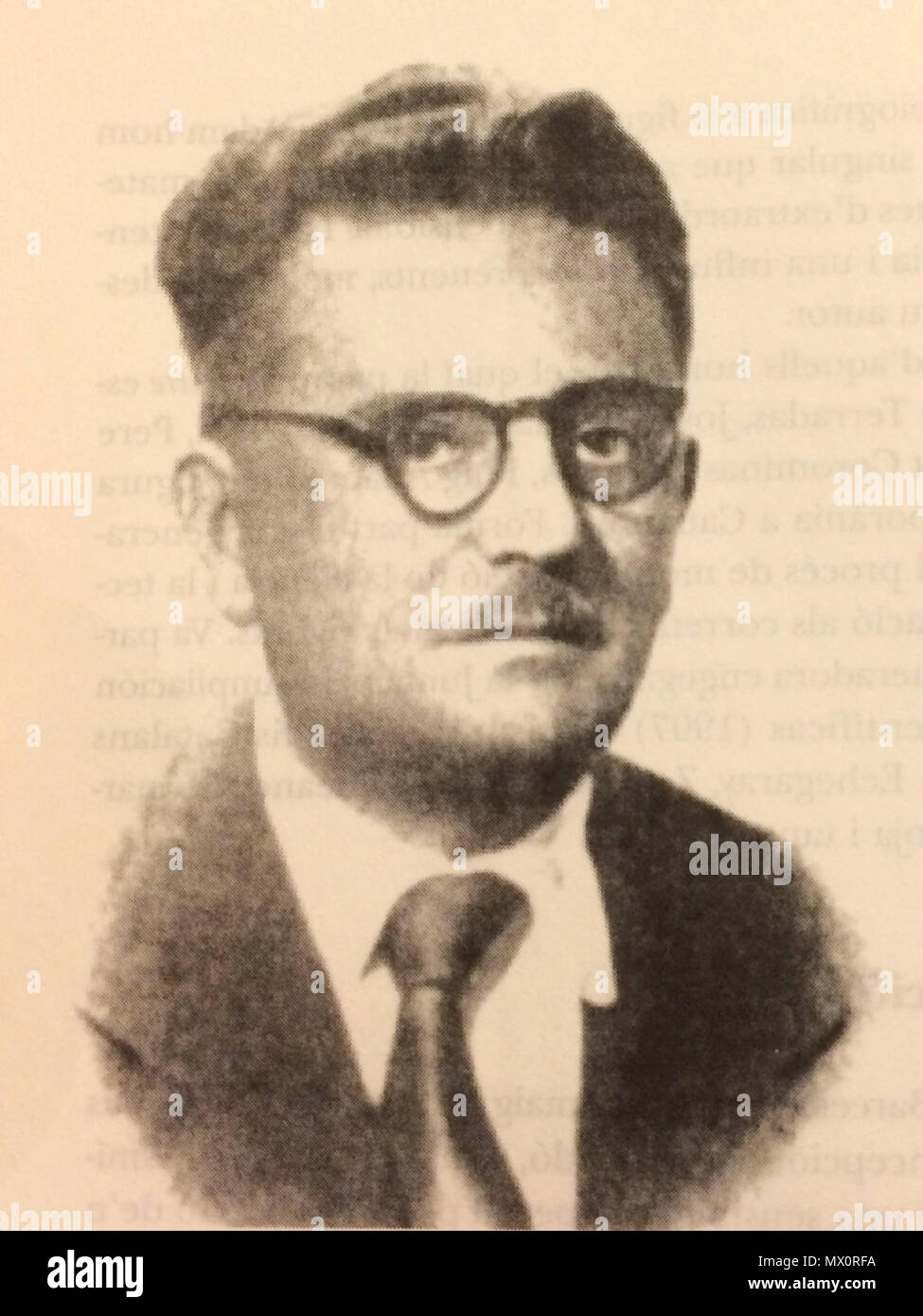 . Català: Pere Puig i Adam (Barcellona, 12 de Maig de 1900 - Madrid, 12 de gener 1960) fou pedagog onu mi matemàtic català . 1925. Sconosciuto 477 Pere Puig Adam 5816 Foto Stock