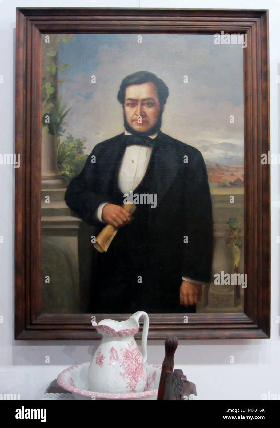 . Retrato de Juan Rafael Mora . Español: Juan Rafael Mora, presidente de Costa Rica en 1849-1860 inglese: Juan Rafael Mora Porras, presidente del Costa Rica 1849-1860 . prima di 1943 424 Mora Porras, Juan Rafael -pteCR por Povedano MHJS f1 Foto Stock