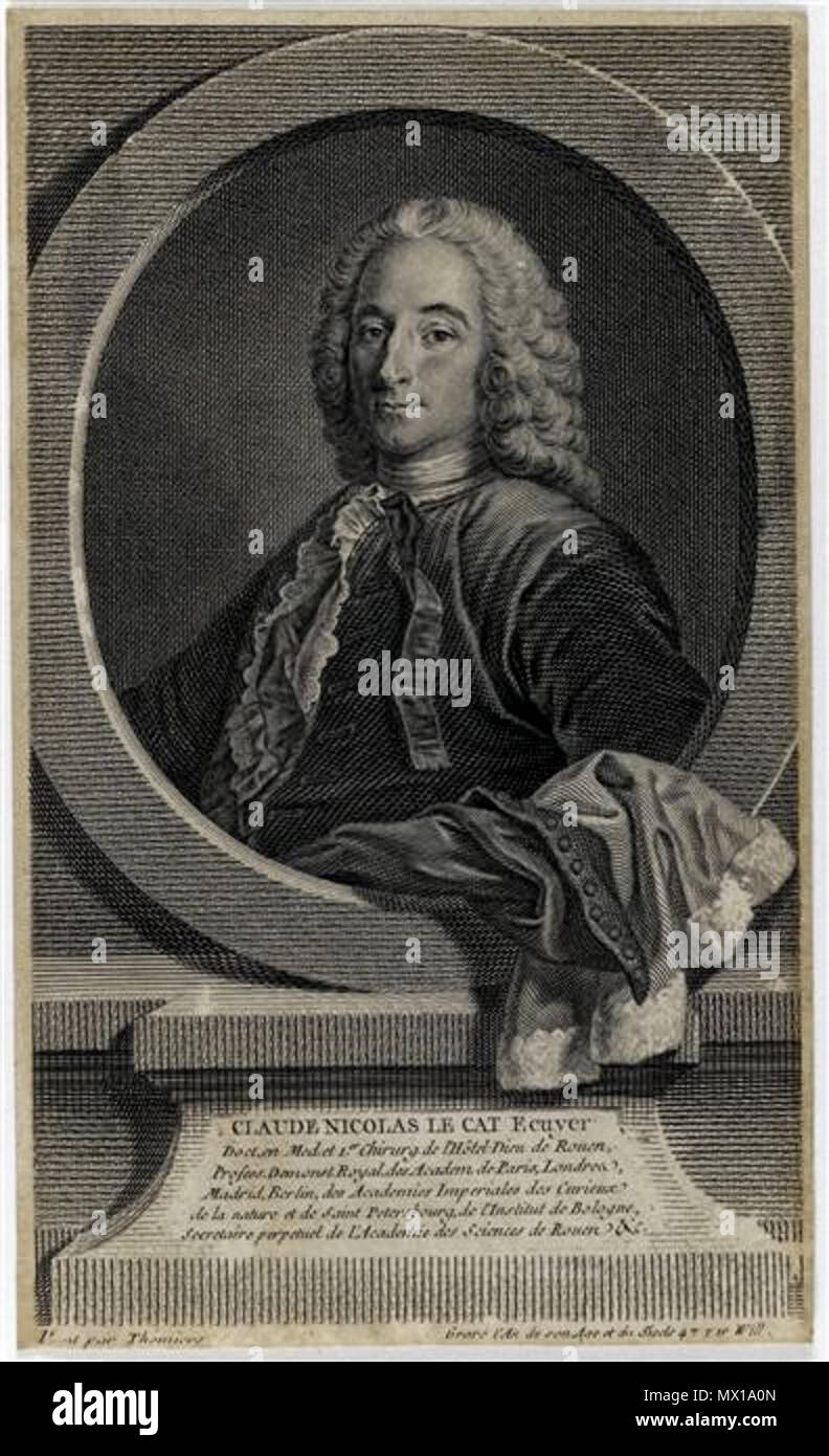 . Français : Claude Nicolas Le Cat . Il XVII secolo. Sconosciuto sarà Martin ? 133 Claude Nicolas Lecat Foto Stock