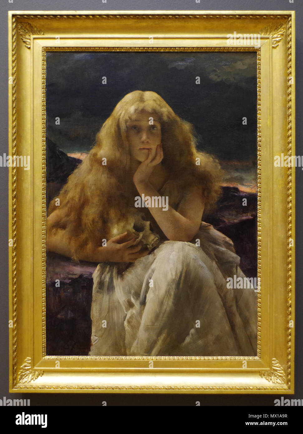 . Maria Magdalena . Questo è un file creato presso il Museo: Museo delle Belle Arti di Gand . 1887 ; 2016-08-20 15:41:08. Wouterskatty 397 Maria Magdalena Alfred Stevens 1887 Foto Stock