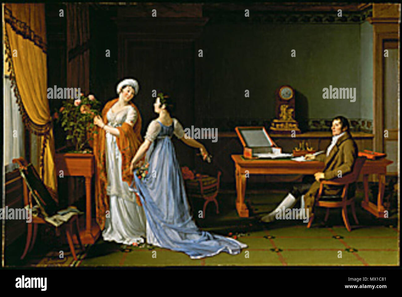 40-06-14/46 220 François André Vincent - Comte de la Foret e sua moglie Foto Stock