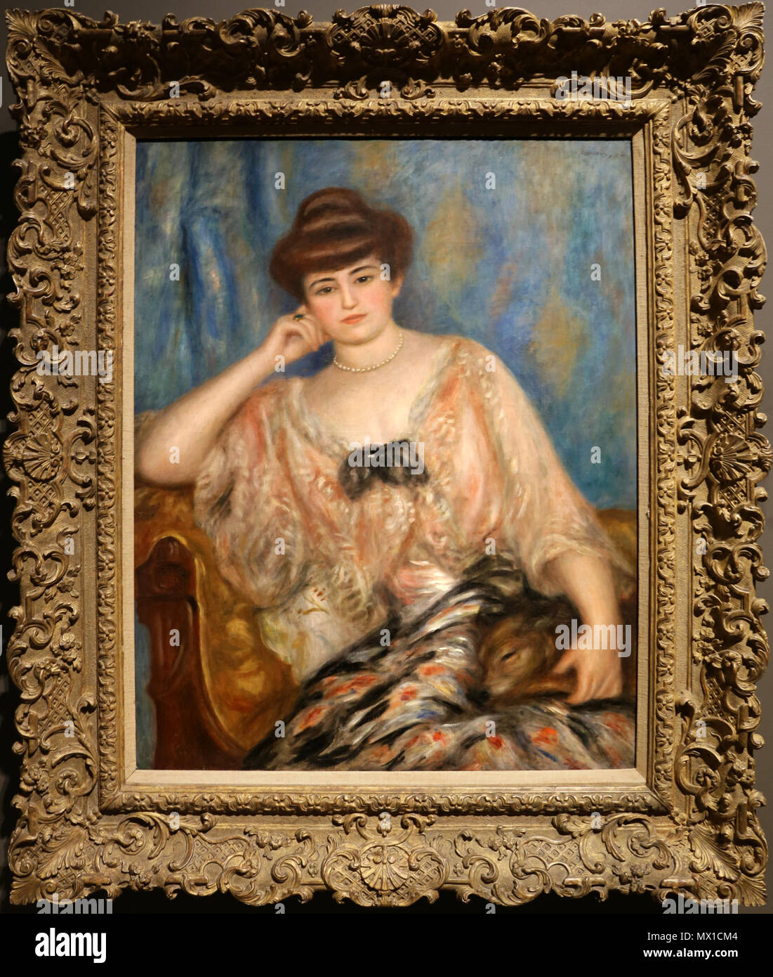 . Inglese: dipinti di Pierre-Auguste Renoir nella National Gallery di Londra . 1 marzo 2017, 17:59:17. Vedere filename 483 Pierre-Auguste Renoir, misia sert, 1904 Foto Stock