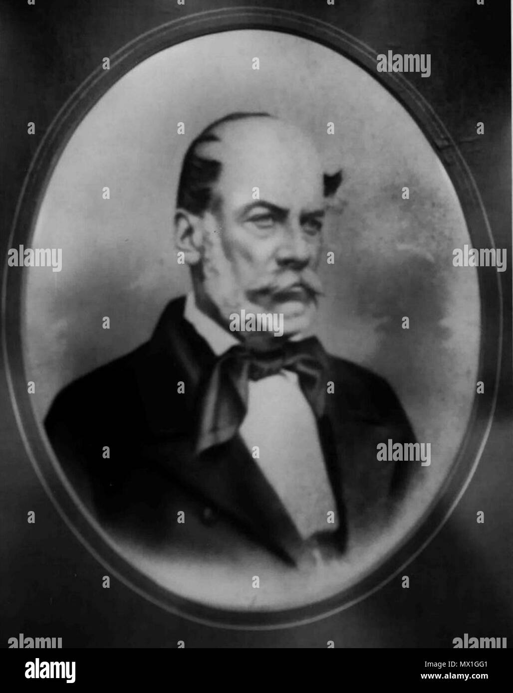 . Română: Boierul român Alecu Botez-Forăscu. Pictură realizată în anii '60 ai secolului al XIX-LEA. 3 gennaio 2016, 14:25:39. 33 sconosciuto Alecu Botez-Forascu Foto Stock