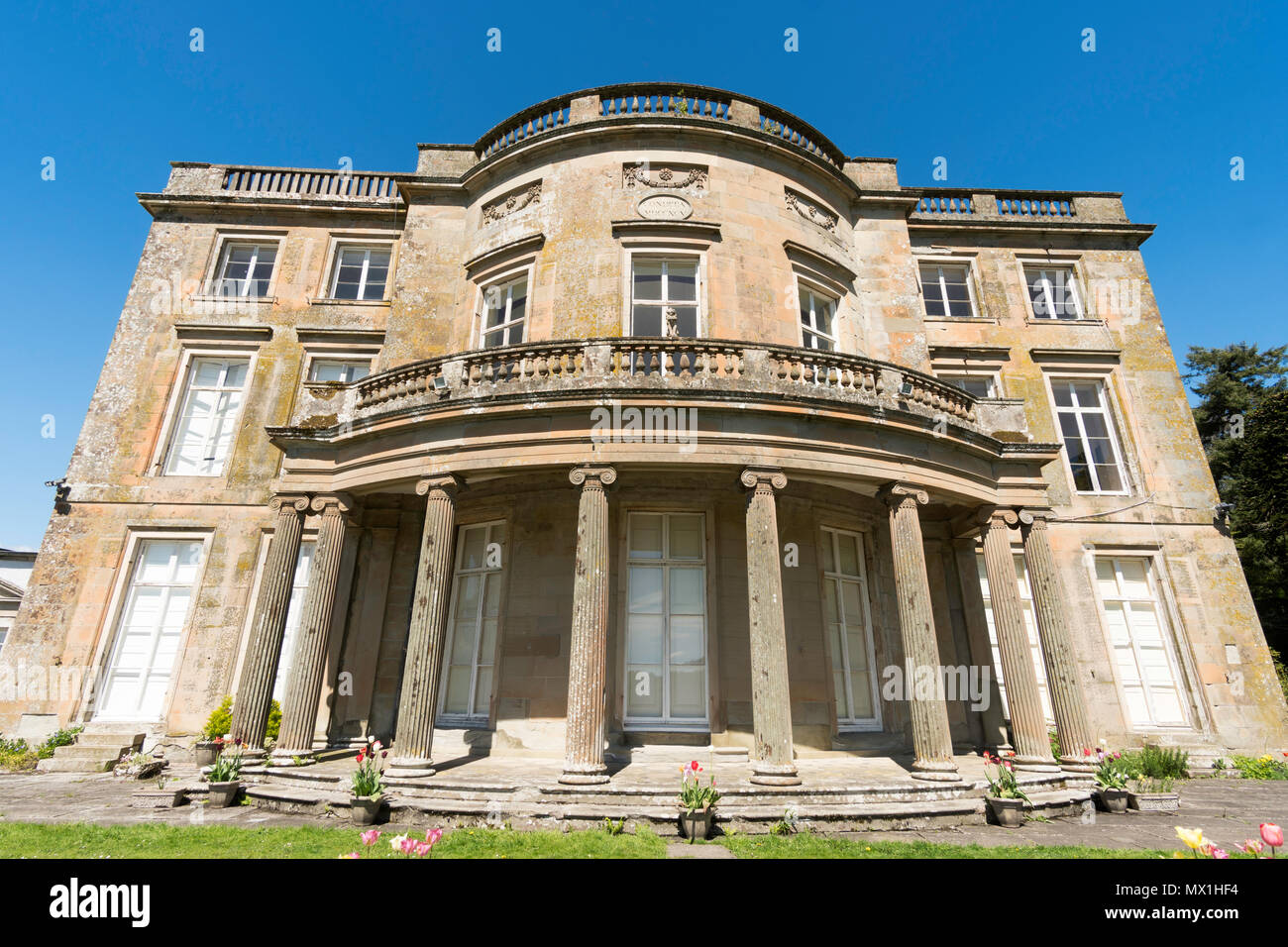 La Haining, palladian mansion, Selkirk, Scotland, Regno Unito Foto Stock