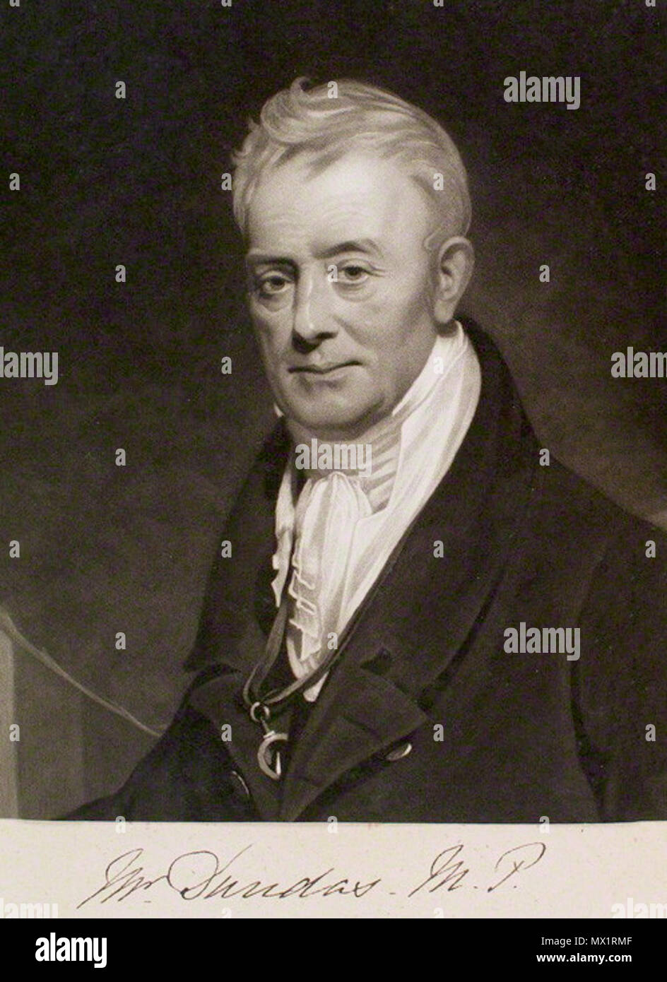 . Inglese: Charles Dundas, primo Baron Amesbury (1751-1832) . 1823. William dire dopo Sir William Beechey 42 LordAmesbury Foto Stock