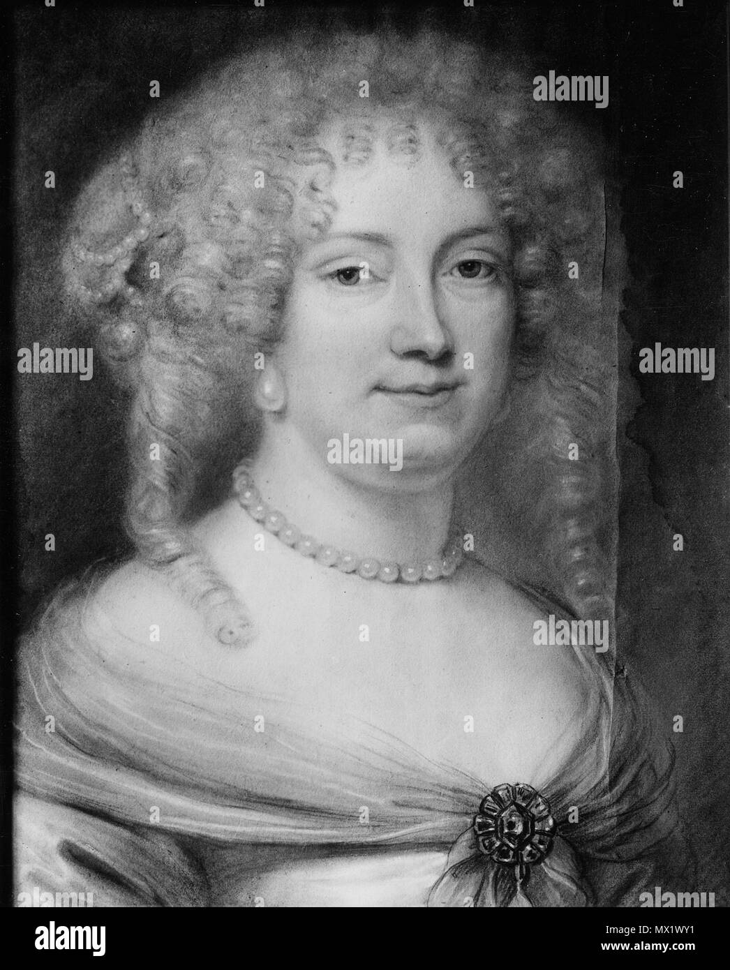 Grh3441sv 129 Christina Catharina de la Gardie, 1632-1704, hovfröken hos drottning Kristina - Nationalmuseum - 39376 Foto Stock
