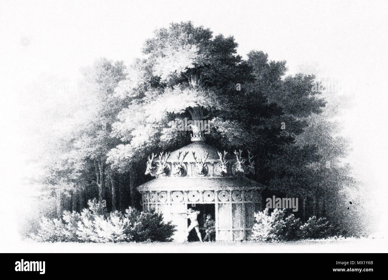 343 Klein-Glienicke Jägerhof Schießhütte Persius Foto Stock