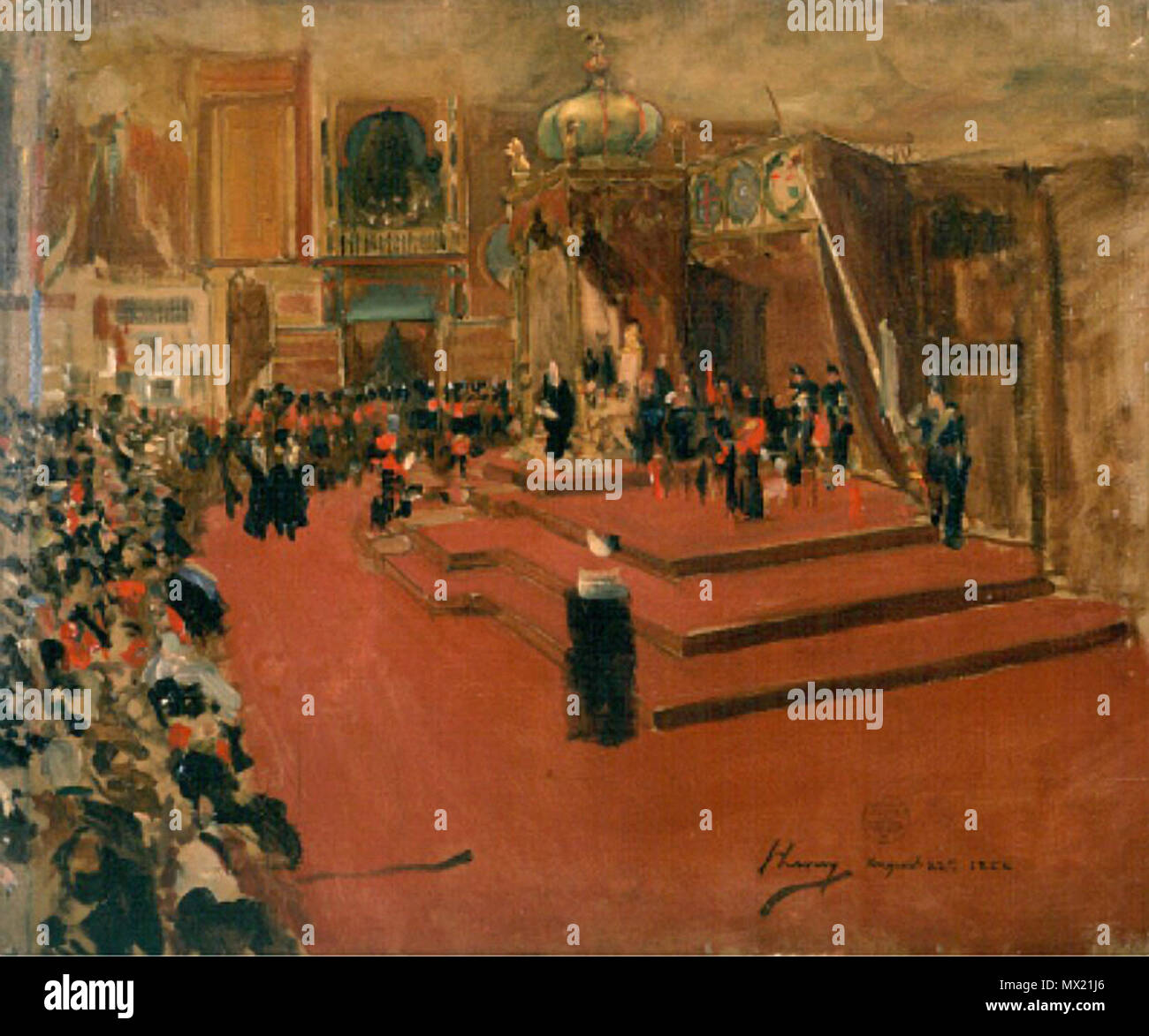 . Джон Лавери (англ. John Lavery) (1856-1941) - ирландский художник, портретной мастер и пейзажной живописи. ================== Sir John Lavery RA (20 marzo 1856 - 10 gennaio 1941) era un pittore irlandese più noto per i suoi ritratti e raffigurazioni di guerra. www.youtube.com/watch?v=yRaCb7czsQI . 22 novembre 2017, 07:39. Leonid Ll 561 Sir John Lavery 171 (38543997622) Foto Stock