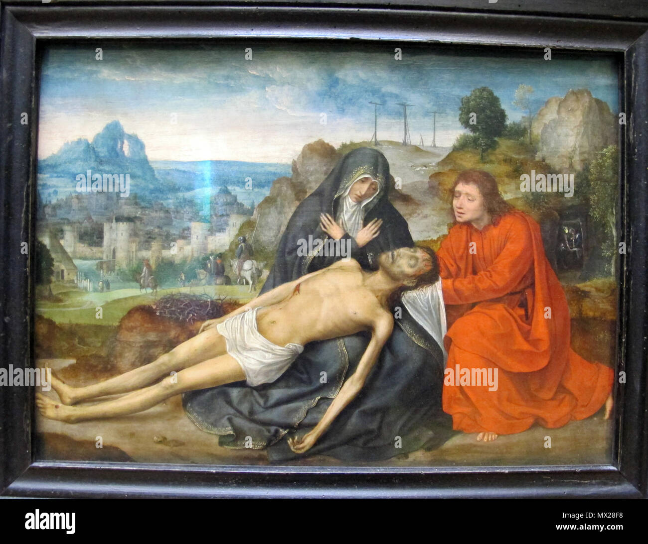 508 Quentin Metsys, pietà, 1500-1510 ca. 01 Foto Stock