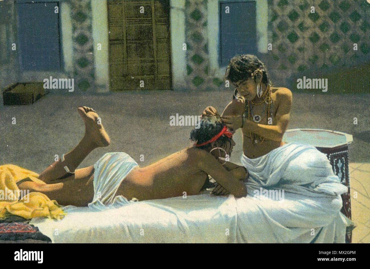 . Français : 737 - Tipi d'Orient . 1910s?. Lehnert & Landrock 18 737 - Tipi d'Orient Foto Stock