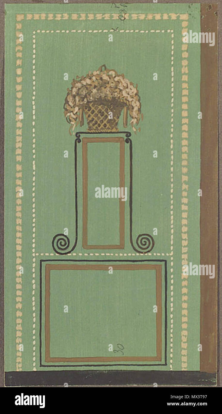 . Inglese: tre decorazioni Art Noveau Designs . 1900 27 Adolf Falkenstein 18483 Foto Stock