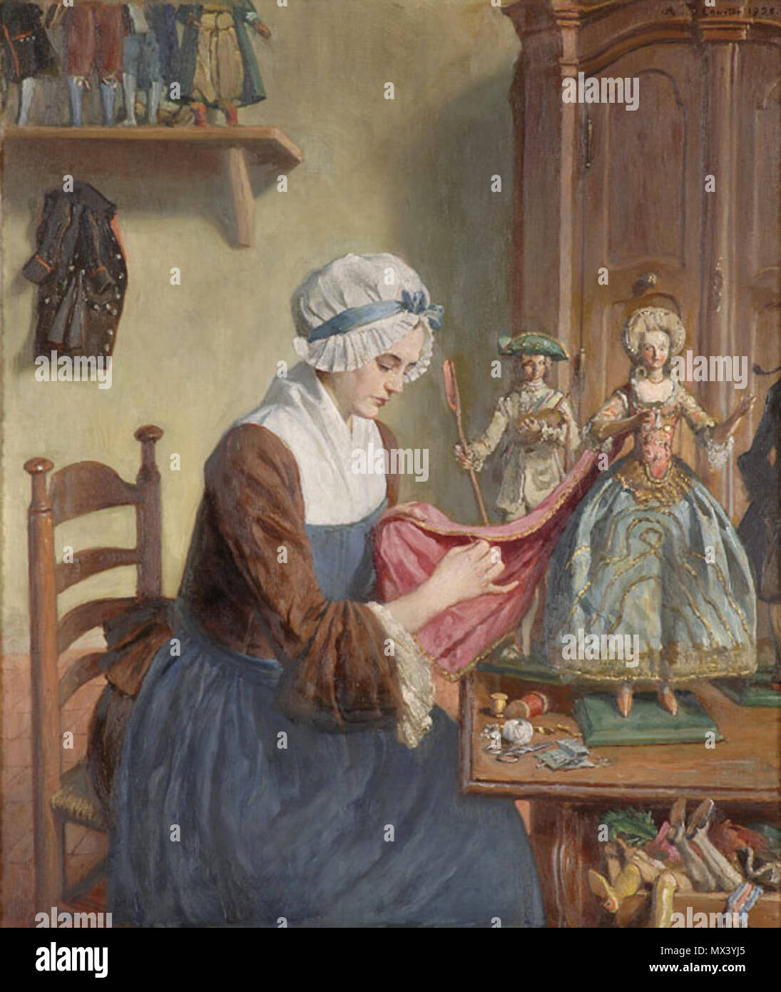 . Tedesco: Die Puppenmacherin 46 Angelo de Courten Puppenmacherin Foto Stock