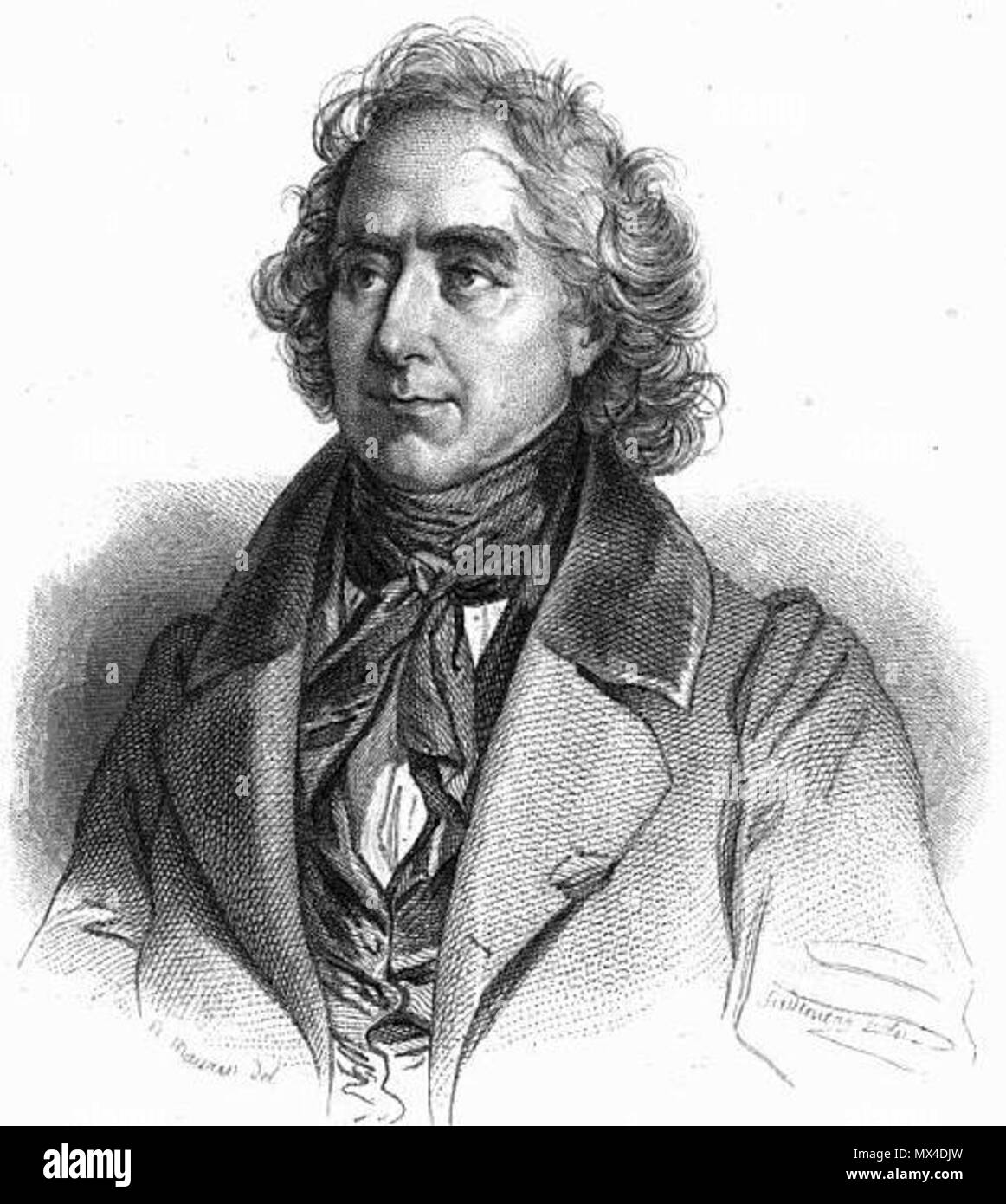 . 'François Dominique Arago' . 1839. Maurin 54 Arago, 1839 Foto Stock