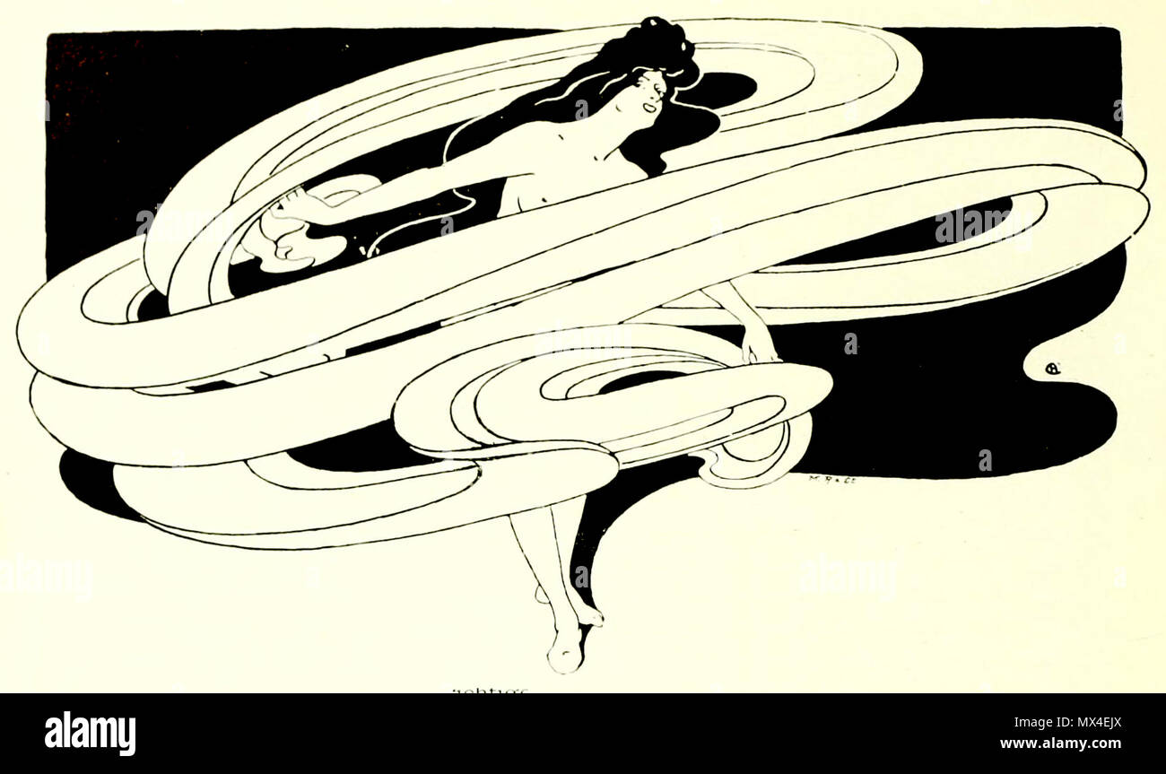 . Inglese: Prenota ornamento da Hans Christiansen. 1898. Hans Christiansen (1866-1945) Descrizione pittore tedesco e artista grafico Data di nascita e morte 6 Marzo 1866 5 gennaio 1945 Luogo di nascita e morte di Flensburg Autorità di Wiesbaden controllo : Q1579001 VIAF: 22937756 ISNI: 0000 0000 8364 491X ULAN: 500011458 LCCN: N85357584 GND: 11879969X WorldCat 58 Art nouveau-signora Foto Stock