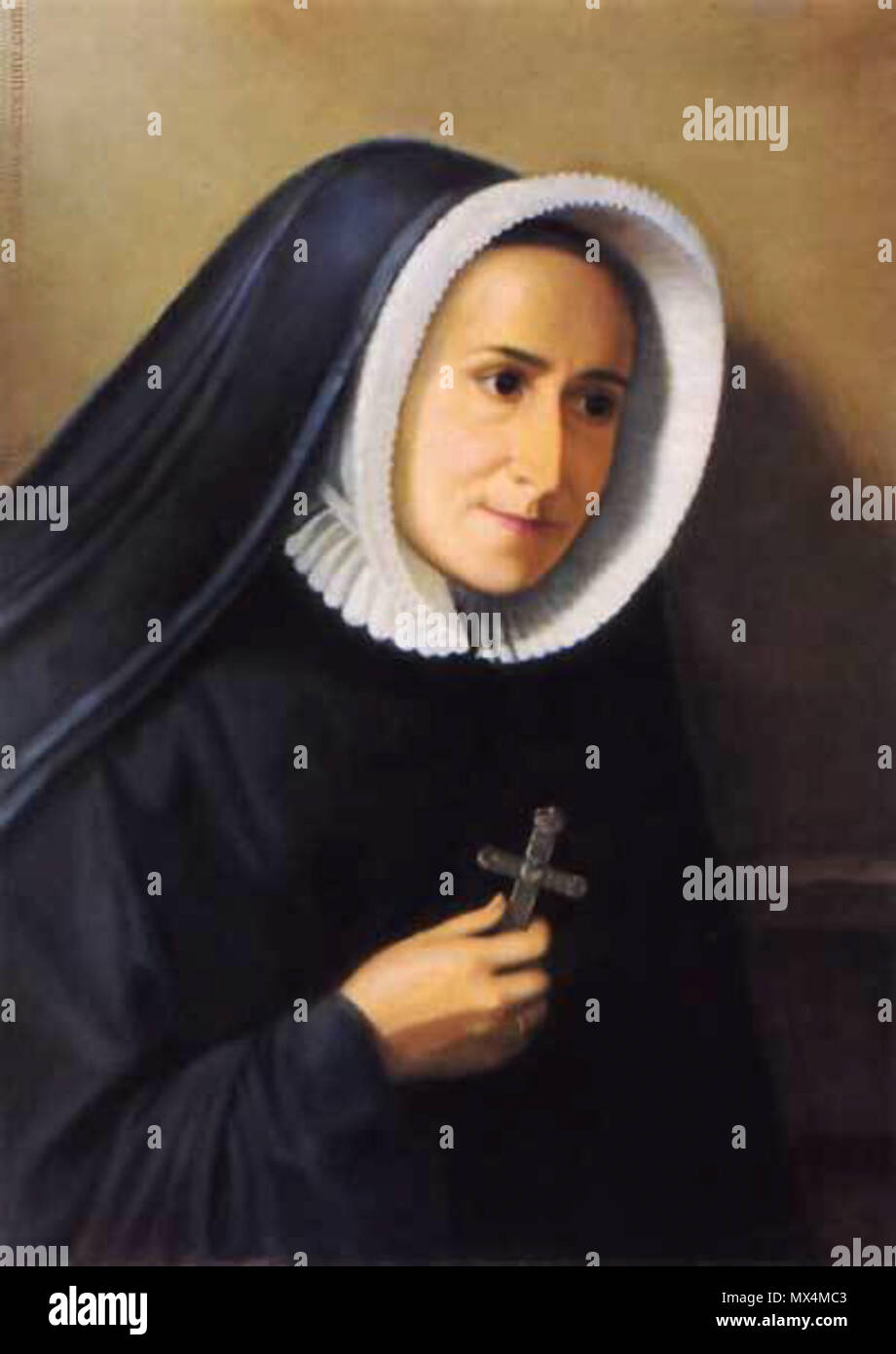 . Inglese: San Sophie Barat, pittura ca. 1870, basato su Savinient Petit portrait del . Xix secolo. Savinien Petit 72 Barat-XIX Foto Stock