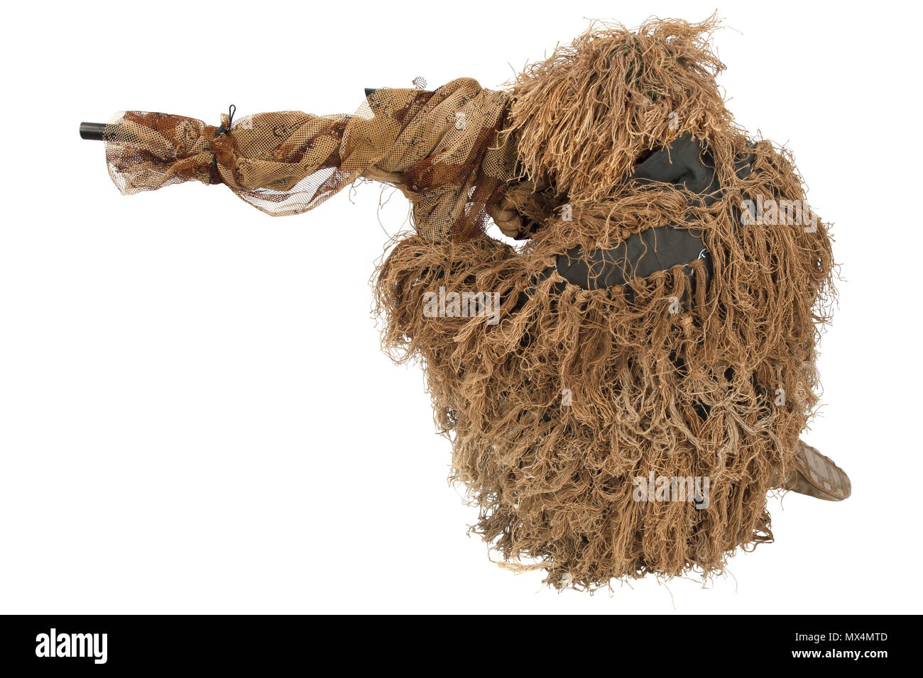 In sniper Ghillie Suit Foto Stock